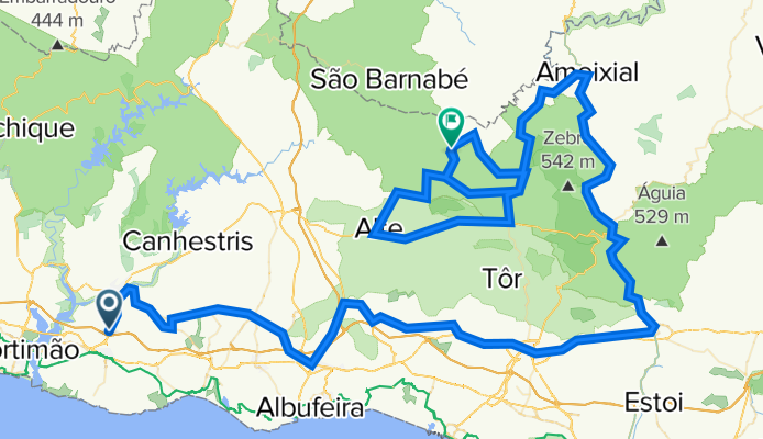 N124-1, Silves to Rua de Malhão 8100