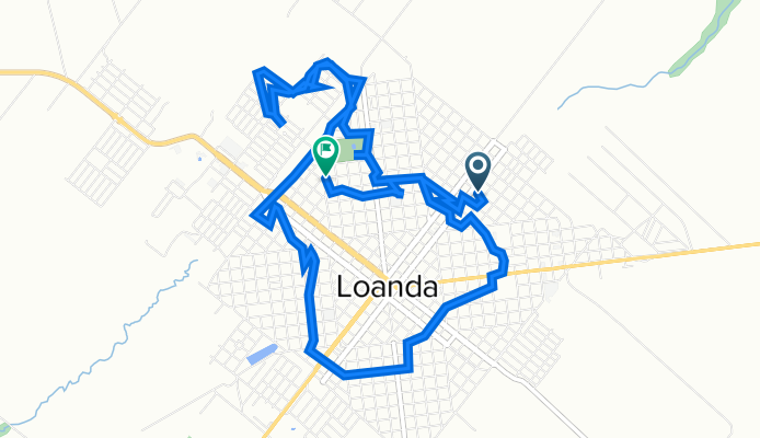 Rua Pastor Epaminondas Silveira de Lima, 574–694, Loanda a Rua Coronel Stélio Farias Lobo, 2–112, Loanda