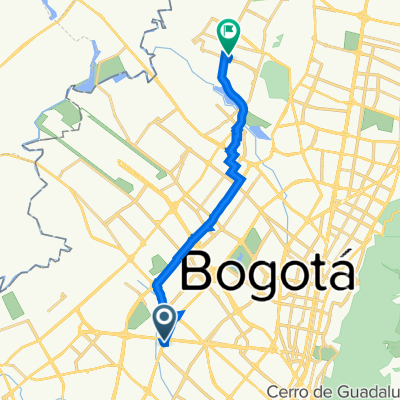 De Carrera 68 4D-98, Bogotá a Carrera 103c Bis 132b-20, Bogotá