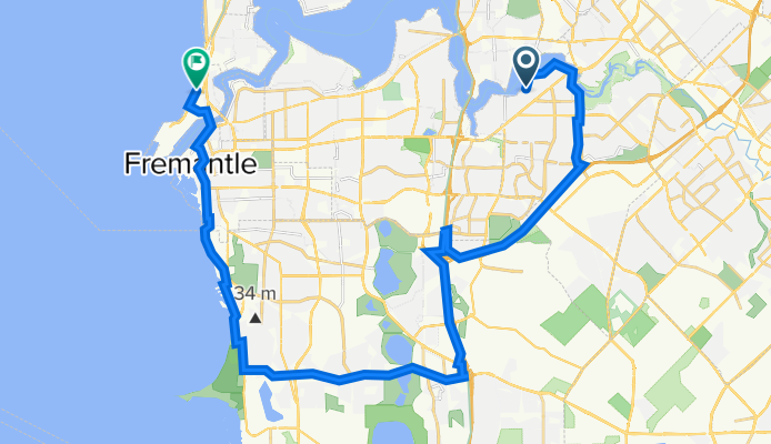 40km to the Beach