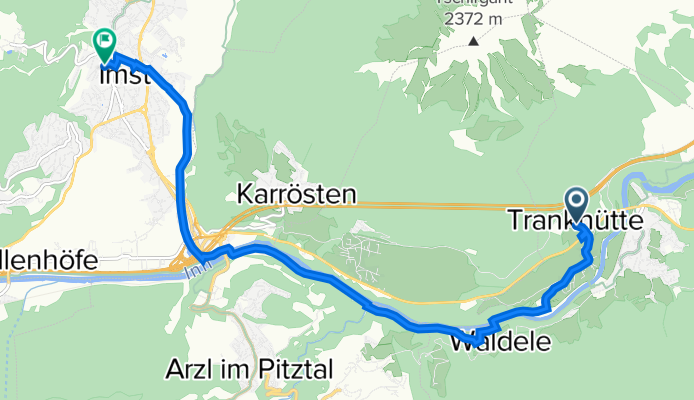 Trankhütte, Roppen nach Rathausstraße 9, Imst