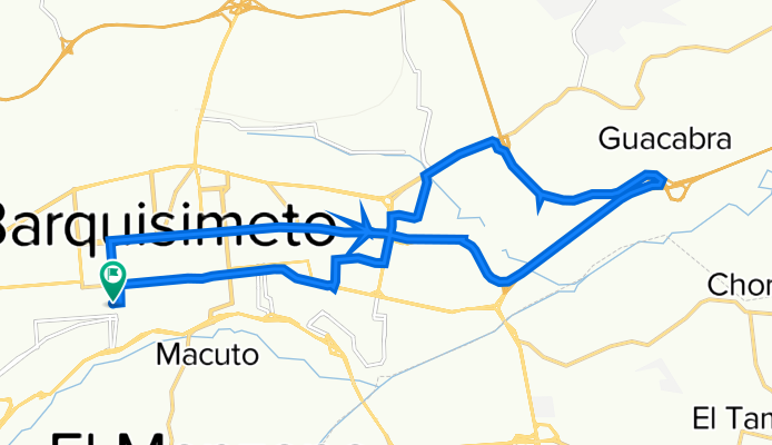 De 3M6C+WV8, Barquisimeto a Barquisimeto
