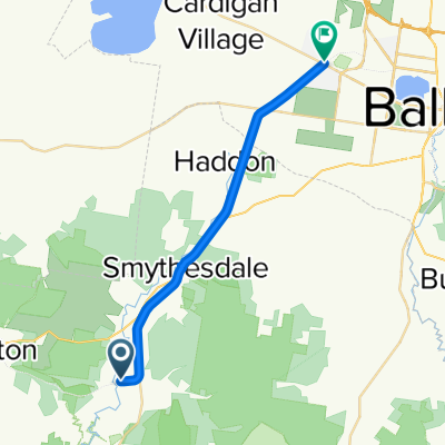 Ballarat Bike Trail Map Cycling Routes In Delacombe - 🚲 Bikemap