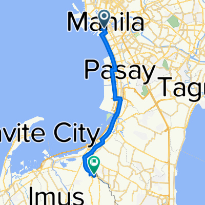 Padre Burgos Avenue, Manila to Madrigal Avenue 184, Bacoor