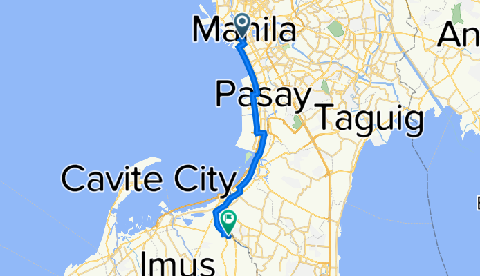 Padre Burgos Avenue, Manila to Madrigal Avenue 184, Bacoor