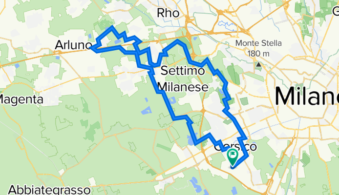 Da Via Solferino 3, Buccinasco a Via Domenico Scarlatti 11, Buccinasco