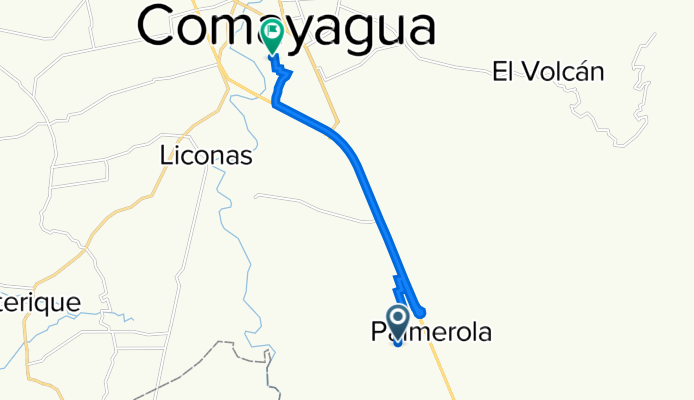 De 99FP+6GF, Palmerola a C9V3+5HF, Comayagua