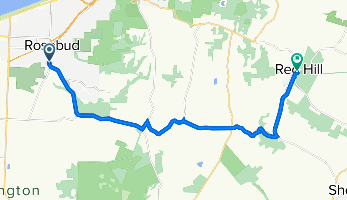 272 Jetty Rd, Rosebud to 165 Shoreham Rd, Red Hill South