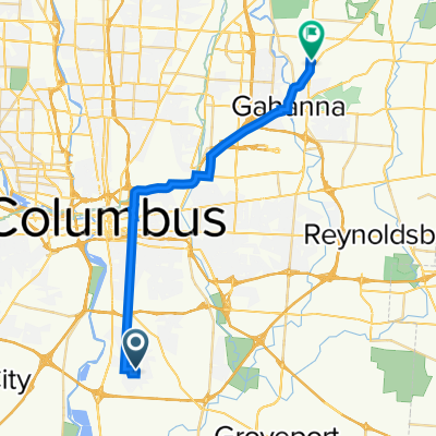 730 Amwell Rd N, Columbus to 920 N Hamilton Rd, Gahanna