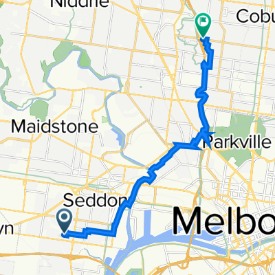 Court Street 30, Yarraville to Moreland Road 518, Brunswick West