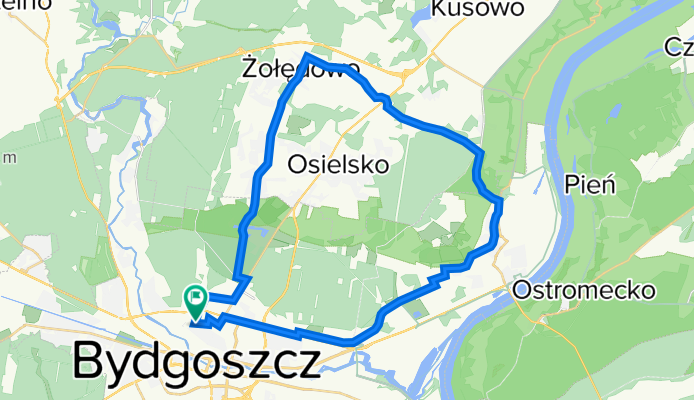 Bydgoszcz-Jarużyn-Żołędowo-Bydgoszcz 31.05.2021