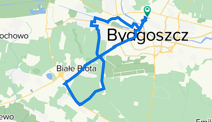 Bydgoszcz-Ciele-Białe Błota-Bydgoszcz 21.05.2021
