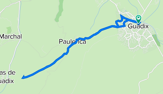 De Calle Enrique Casas Vila 7, Guadix a Calle Enrique Casas Vila 5, Guadix