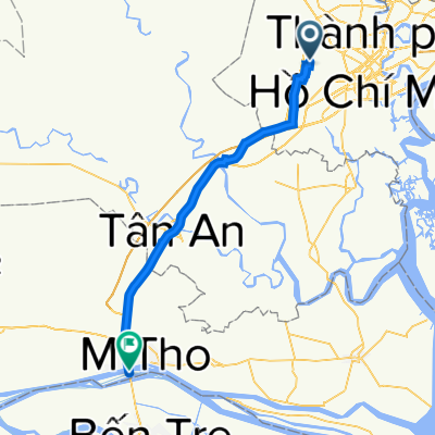 Bình Tân to Rạch Miễu Bến Tre, Thành phố Mỹ Tho