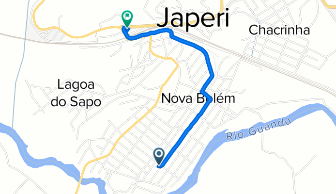 Rua Tobias, 822, Japeri a Rua Antonio Schiavo, 397, Japeri