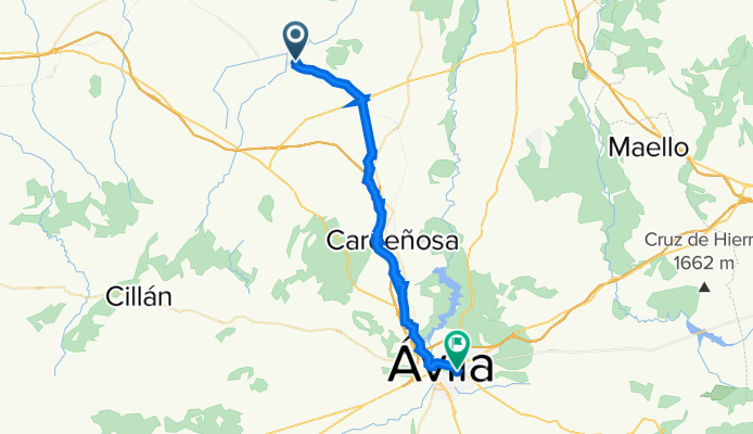 De Calle Mayor 17, Papatrigo a Paseo San Roque 44, Ávila