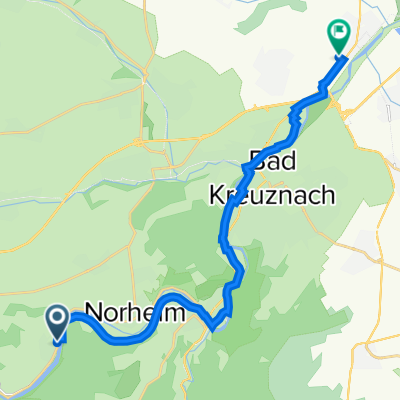Am Stausee 5–19, Niederhausen nach In den Zehn Morgen 7, Bretzenheim
