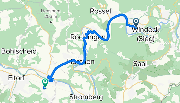 Im Breiten Feld 21, Windeck nach Forster Straße 27, Eitorf
