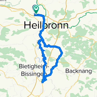 Von Biberach nach Ludwiegsburger Schloss