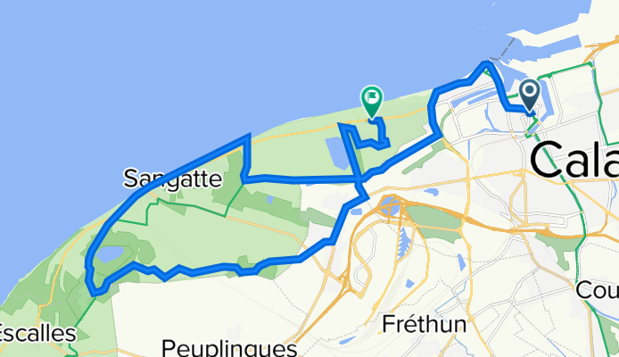 2–6 Place d'Angleterre, Calais à 161 Route Nationale, Sangatte