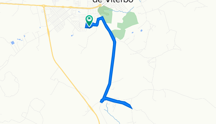Rua Divino Izidoro, 100, Santa Rosa de Viterbo a Rua Divino Izidoro, 100, Santa Rosa de Viterbo