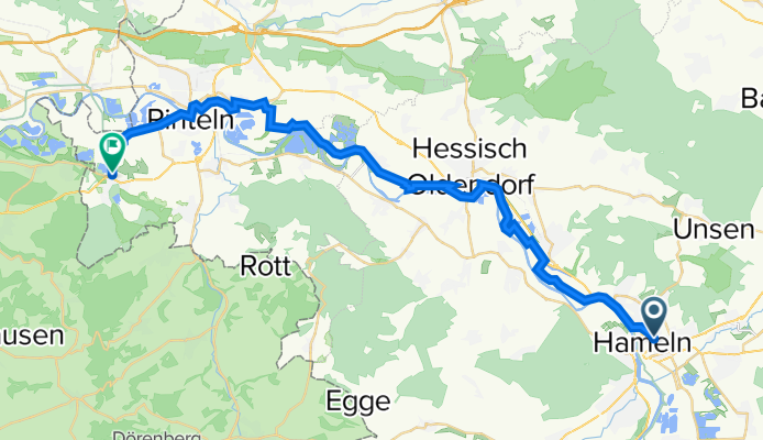 Wesertour,8.Tag,Hameln-Rindeln/Möllenbeck