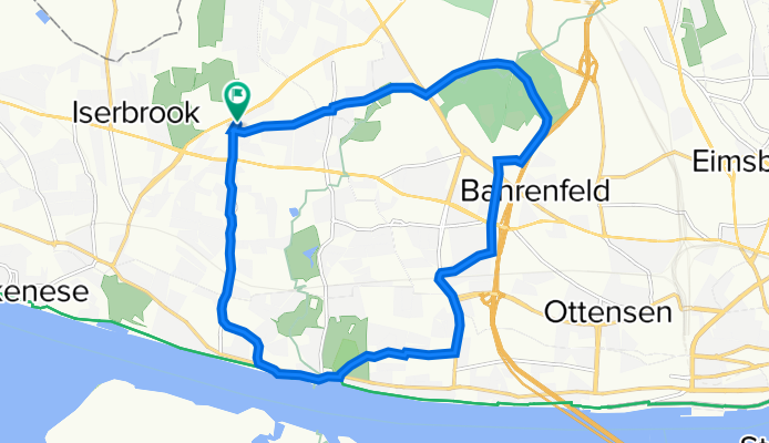 Rugenbarg 41, Hamburg nach Rugenbarg 40, Hamburg