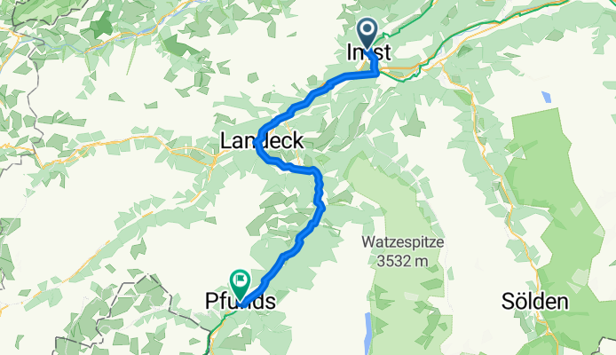 ET2: Imst--Landeck--Via Claudia Augusta (VCA)--Innradweg--Pfunds