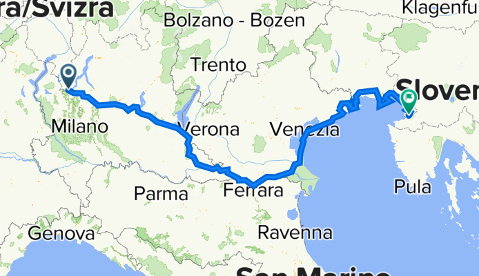 ITALIE / Côme - Trieste