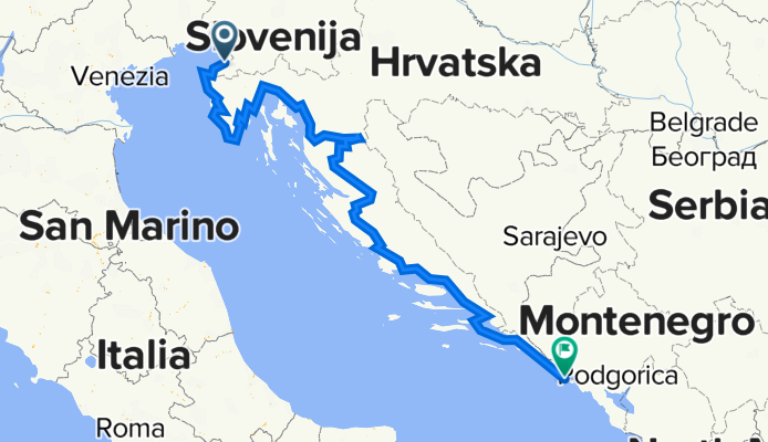 CROATIE / Trieste - Donji Kraj