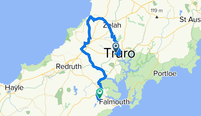 Truro to Perranporth to Penryn