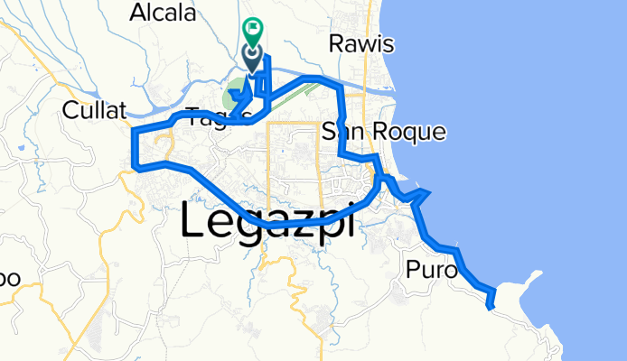 Riverside Street 501, Legazpi City to Greenfield Subdivision, Legazpi City