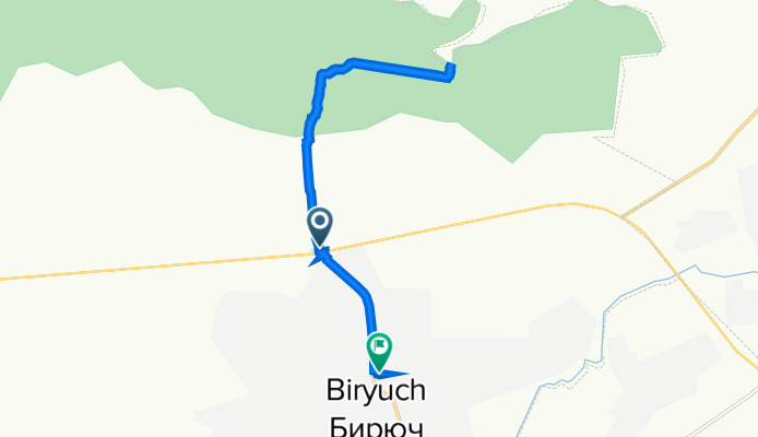 Белгород - Новый Оскол - Советское, Бирюч до Красная улица, 16, Бирюч