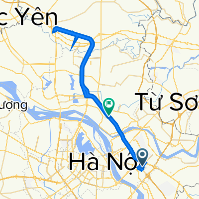 Sporty route in