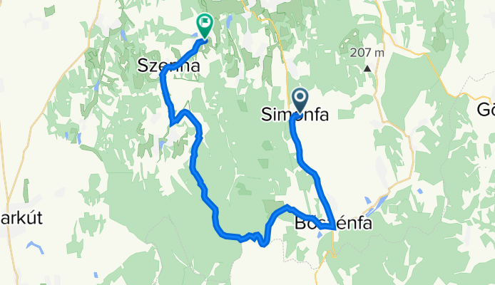 02. etap - Terecseny - Bőszénfa - Zselickisfalud - Kaposszerdahely