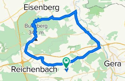 Route in der Bikemap App öffnen