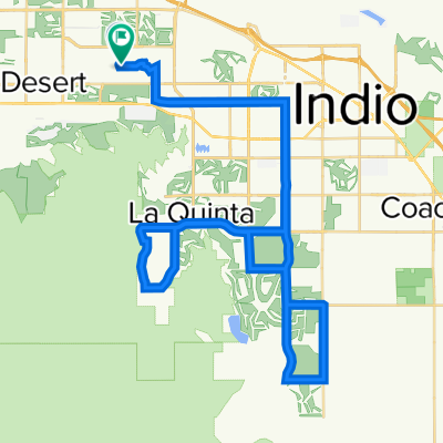 42955 Virginia Ave, Palm Desert to 76550 New York Ave, Palm Desert