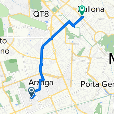 Via delle Ortensie 7, Milano a Corso Sempione 74, Milano