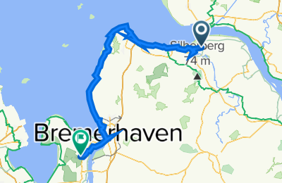 Route in der Bikemap App öffnen