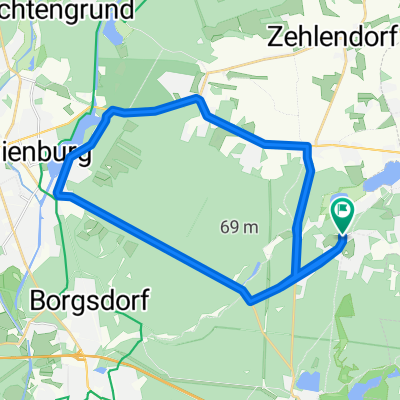Trainingsrunden Zühlsdorf - Lenitzsee - Zühlsdorf