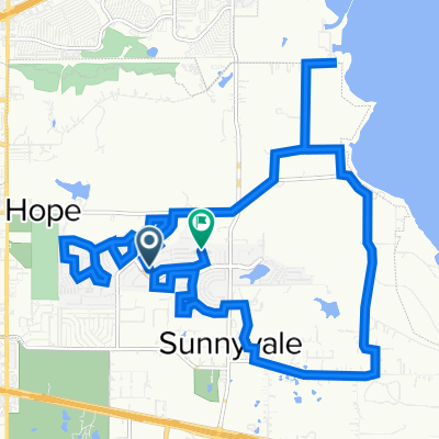 5 Riverdale Rd, Sunnyvale to 383 Ash Brook Ln, Sunnyvale