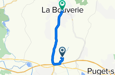 Route in der Bikemap App öffnen