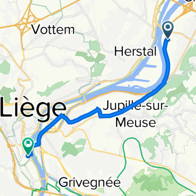 Itinéraire vers Avenue Blonden, Liège