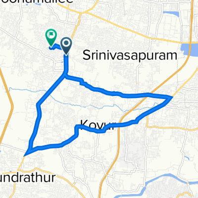Kunrathur Road 203, Chennai to 24M4+XVF, Chennai