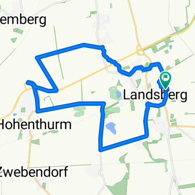 Landsberg-Hohenturm-Spickendorf-Landsberg