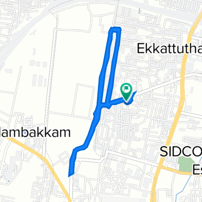 Route from 24/9, Chennai