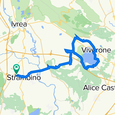Romano Canavese - Lago di Viverone HIGH  level TREKKING - GRAVEL bike  &amp; e-bike TOUR