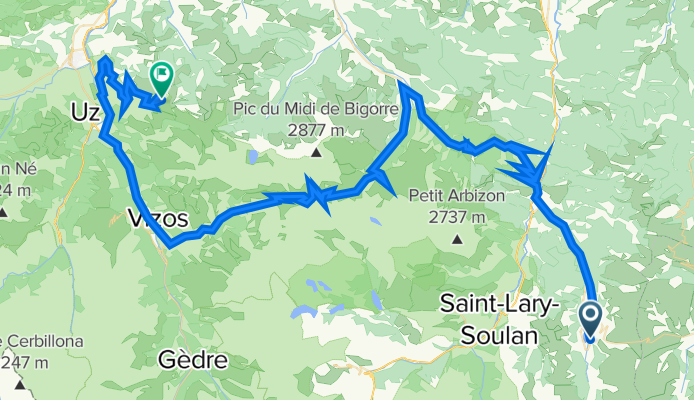 Pyrenees C2C-Day4- Loudenvielle / Lourdes /Hautacam