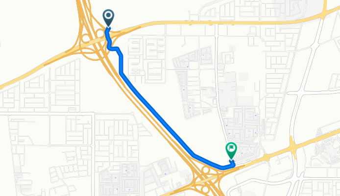 Saud Bin Abdelrahman Rd to الوكير