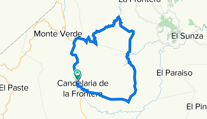 De Carretera Panamericana, Candelaria de la Frontera a 48CW+F79, Candelaria de La Frontera